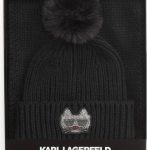 ست شال و کلاه Karl Lagerfeld
