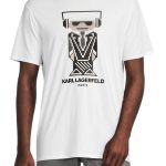 تی‌شرت گرافیکی مردانه کارل لاگرفلد پاریس مدل Kocktail