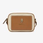 کیف کراس‌بادی زنانه U.S. Polo Assn کرم-عسلی