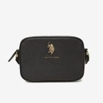 کیف کراس‌بادی زنانه U.S. Polo Assn مشکی مرکبی